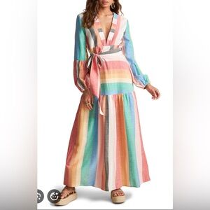 Billabong x Sincerely Jules Multi-Stripe Dress